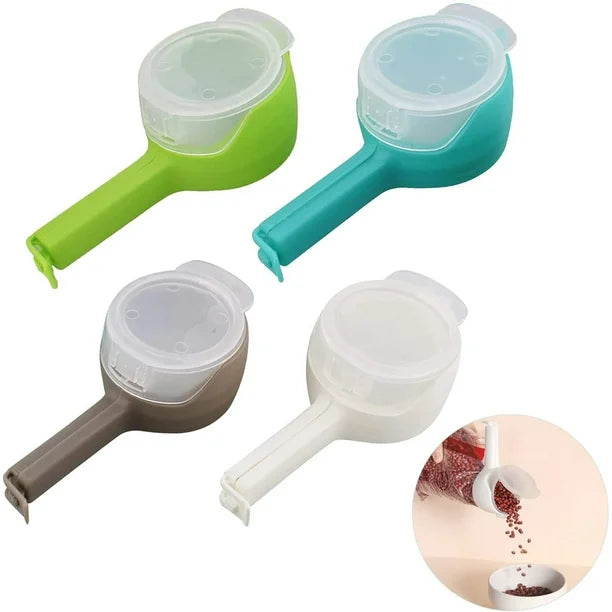 DISPENSADOR CLIP PARA BOLSAS - SET DE 4