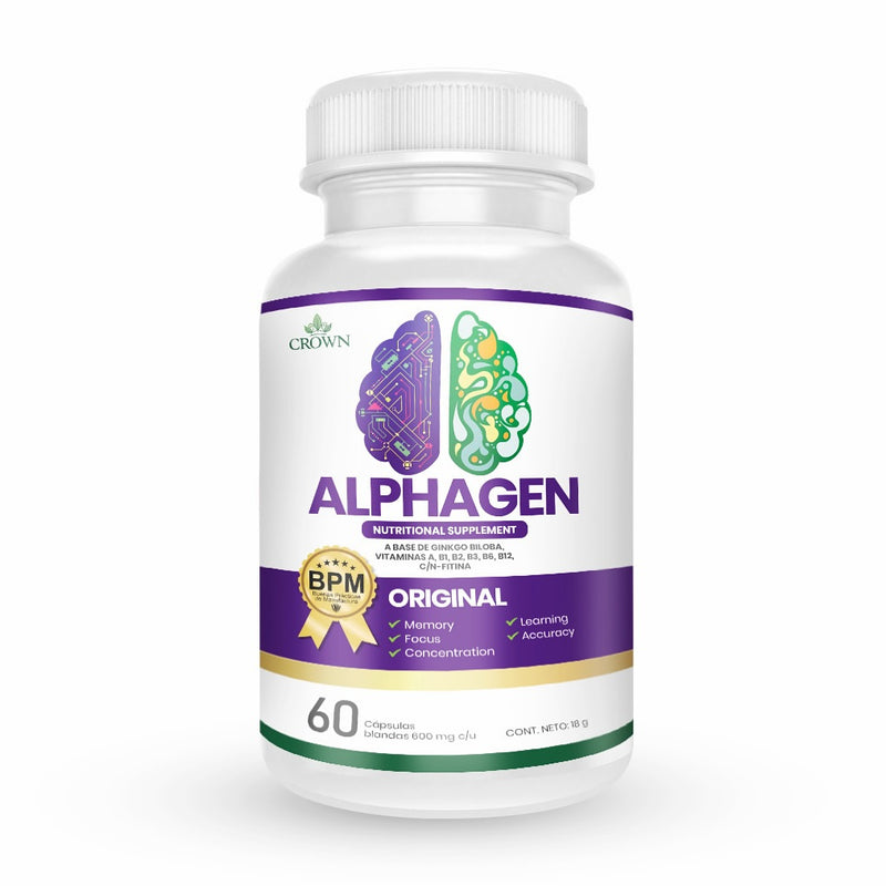 ALPHAGEN - CAPSULAS PARA EL CEREBRO