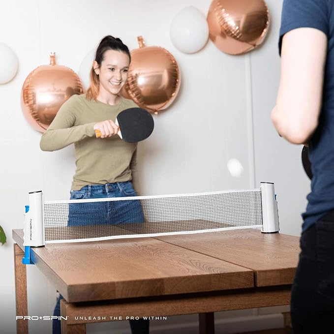 PRO SPIN Flex: Red de Ping Pong Extensible para Diversión sin Límites