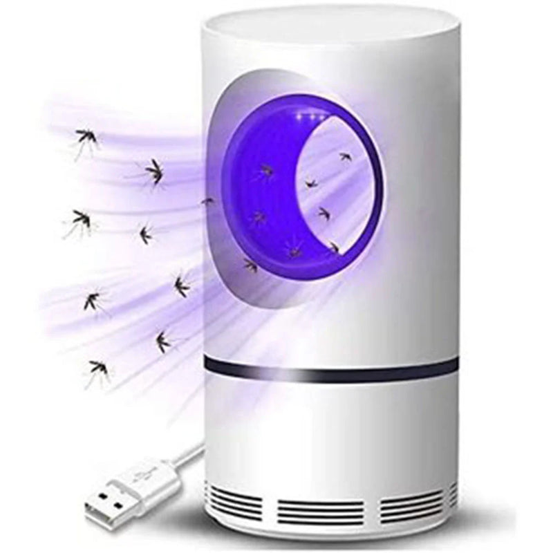 Lámpara De Succión Mata Mosquitos Zancudos Usb Luz Uv